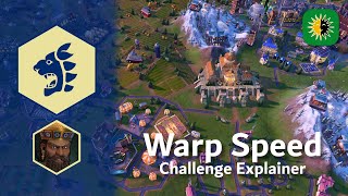 Civ VI Challenge Marathon  Go To Warp Speed [upl. by Yalcrab]