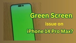 iPhone 14 Pro Max green screen issue strikes on some units [upl. by Elvyn80]