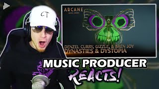 Music Producer Reacts to Dynasties amp Dystopia  Arcane League of Legends [upl. by Llirret]