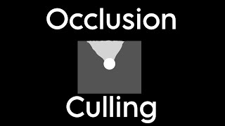 Occlusion Culling Unity Tutorial [upl. by Tenn]