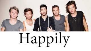 One Direction Happily Acoustic with Lyrics [upl. by Daiz]