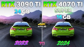 RTX 3090 Ti vs RTX 4070 Ti SUPER  Test in 10 Games [upl. by Eegnat]