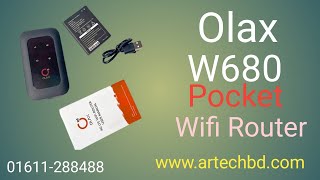 OLAX WD680 4G Wifi pocket Router BD  AR TECH BD  Bangla Unboxing Review  2023 [upl. by Herzel42]