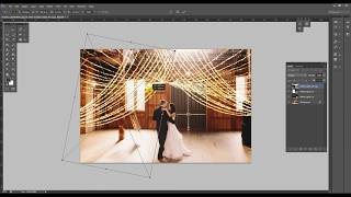 How to add golden lights overlays in Photoshop [upl. by Jacobsohn486]