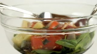 Mozzarella Spinach Tomatoes amp Balsamic Vinegar Salad  Tomato Salads [upl. by Yanrahs]