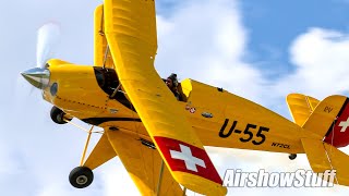 Bücker Jungmeister Aerobatics  Jerry Wells Airshows [upl. by Behlau]