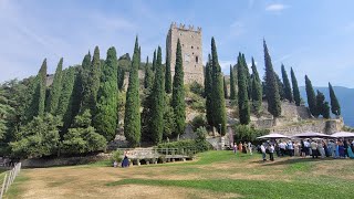 Garda Lake Italy  Gravel Ride Arco  Castello di Arco  Lago di Cavedine 31082024 [upl. by Mahau795]