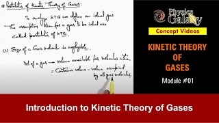 Class 11 Physics  Kinetic Theory of Gases  1 Introduction to Kinetic Theory of Gases  JEE amp NEET [upl. by Muirhead578]