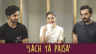 Sach Ya Paisa With Ahad Raza Mir Hamza Ali Abbasi and Hania Aamir  Parwaaz Hai Junoon  ShowSha [upl. by Nivla]