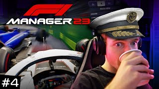 OUR FIRST SPRINT RACE  F1 Manager 23 Career Mode 4 [upl. by Kier]