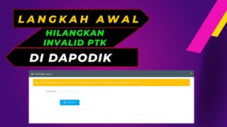 Cara Buat Akun PTK Baru di DAPODIK [upl. by Ennayelhsa]