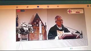 Palabras durante la celebración de 50 años de sacerdocio de Mon Han Lin Moon obispo Venado Tuerto [upl. by Ilenay]