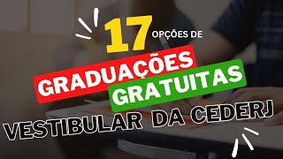 CEDERJ 2024 inscrição e isenção  Estude nas maiores universidades do Rio de Janeiro 💜😱 [upl. by Rainah]