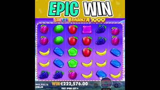 SWEET BONANZA 1000 SLOT 🔥 €240 MAX BET 😱 EPIC WIN shorts [upl. by Dlnaod]