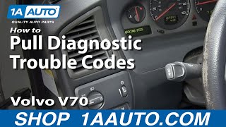 How to Pull Up Volvo Diagnostic Trouble Codes [upl. by Akram]