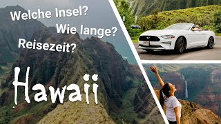 HAWAII URLAUB  Reiseroute amp Tipps für eine geniale InselhoppingRundreise [upl. by Nerreg305]