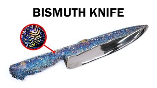 Making a bismuth knife to undo an injustice [upl. by Hertberg]