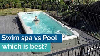 Top 7 reasons why a swim spa is better than a swimming pool [upl. by Cathee]