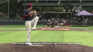 RHP Jordan Garza Veterans Memorial High School Class of 2026 [upl. by Collayer]