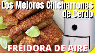 CHICHARRÓN PERFECTO EN AIR FRYER 🥓 shorts [upl. by Eivlys]