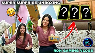 Ron amp Momo Unboxing With Super Twist  RON GAMING VLOGS [upl. by Jenna]