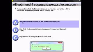 CDL Hazmat Practice test the best [upl. by Lielos]