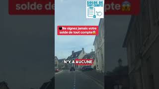 Alerte ne signez pas votre solde de tout compte avant d’avoir écouté cette vidéo alerte soldedetou [upl. by Lajib791]