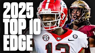 Top 10 EDGE Rushers In The 2025 NFL Draft [upl. by Intruoc]