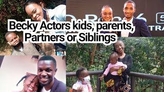 Becky Actors Cast Kids or Partners or Siblings or Parents in Real Life citizen tv [upl. by Boarer]