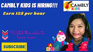 Cambly Kids Demo Application Guide  Earn 12 per hour by teaching English [upl. by Hannad990]