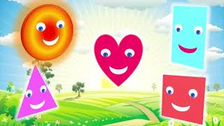 Shapes Song Nursery shapes rhymes We Are Shapes Rhymes Super Fun Nursery Rhyme [upl. by Etti]