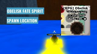 OBELISK FATE SPIRIT SPAWN LOCATION IN SHINDO LIFE [upl. by Sedruol]