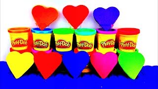 Happy Valentines Day Play Doh Hearts Thomas and Friends Peppa Pig Cars 2 Kinder Surprise Eggs [upl. by Keithley582]