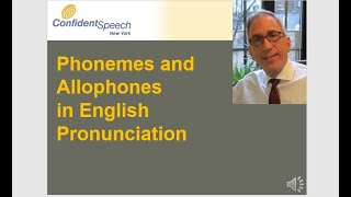 Phonemes and allophones in English pronunciation [upl. by Durant]