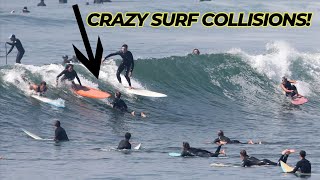 Crazy Surf Collisions and Crashes [upl. by Odareg]