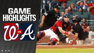 Nationals vs Braves Game Highlights 82324  MLB Highlights [upl. by Barrie]