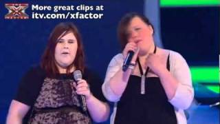 x factor auditionees sing bad romance  x factor live final [upl. by Drandell]