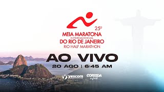 🔴 MEIA MARATONA INTERNACIONAL DO RIO  TRANSMISSÃO AO VIVO [upl. by Annaujat]