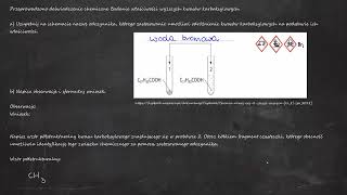Przeprowadzono doświadczenie chemiczne Badanie właściwości wyższych kwasów karboksylowych [upl. by Nylla]