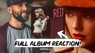 Listening to quotRedquot Taylors Version FOR THE FIRST TIME Full Album REACTION [upl. by Eintirb]