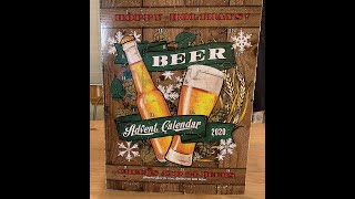 UNBOXING 2020 Aldi Beer Advent Calendar 24 Beers German Belgian Irish Breweries [upl. by Arymahs620]