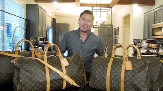 Louis Vuitton Keepall amp Bandouliere Collection [upl. by Opal132]