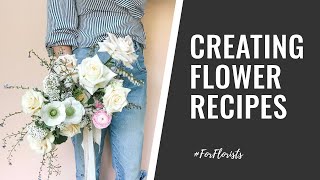 How to Make Floral Design Recipes from Photo 👩‍🍳 A Step By Step Tutorial [upl. by Krueger]