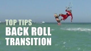 Back Loop Transition  Kitesurfing Top Tips [upl. by Nevak]