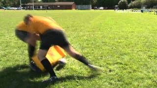 Rugby Drill  Ruck  Straight Clear [upl. by Rajewski]