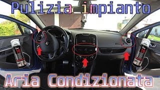 Tutorial come pulire e igienizzare limpianto dellaria condizionata di unauto [upl. by Ultann123]