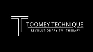 The Toomey Technique Revolutionary TMJ Therapy [upl. by Fairman460]