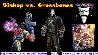 Marvel Champions Bishop vs Crossbones First MatchUp [upl. by Oimetra868]