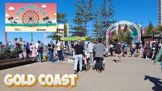 Beach Walk Surfers Paradise  Gold Coast  Kidchella Festival [upl. by Wiggins]