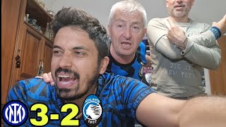 CHAMPIONS ACQUISITA InterAtalanta 32 LIVE REACTION TIFOSI INTERISTI 4K‼️ [upl. by Leland938]